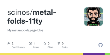 OpenGraph image for github.com/scinos/metal-folds-11ty