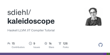 OpenGraph image for github.com/sdiehl/kaleidoscope