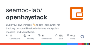OpenGraph image for github.com/seemoo-lab/openhaystack