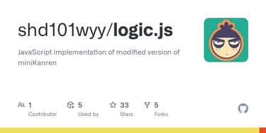 OpenGraph image for github.com/shd101wyy/logic.js/