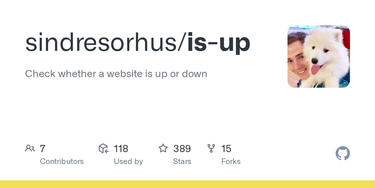OpenGraph image for github.com/sindresorhus/is-up