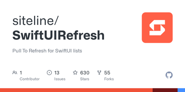 OpenGraph image for github.com/siteline/SwiftUIRefresh