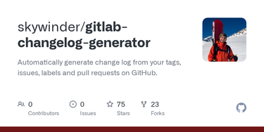 OpenGraph image for github.com/skywinder/github-changelog-generator