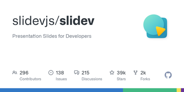 OpenGraph image for github.com/slidevjs/slidev