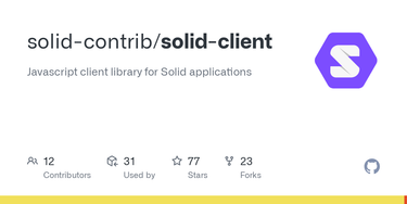 OpenGraph image for github.com/solid/solid-client
