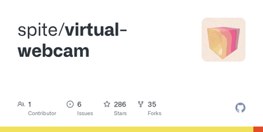 OpenGraph image for github.com/spite/virtual-webcam