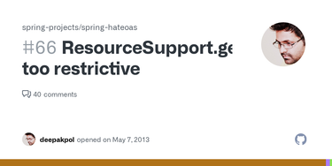 OpenGraph image for github.com/spring-projects/spring-hateoas/issues/66