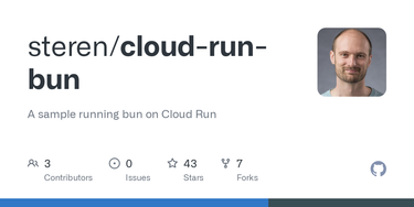 OpenGraph image for github.com/steren/cloud-run-bun