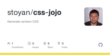 OpenGraph image for github.com/stoyan/css-jojo