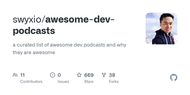 OpenGraph image for github.com/sw-yx/awesome-dev-podcasts
