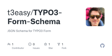 OpenGraph image for github.com/t3easy/TYPO3-Form-Schema