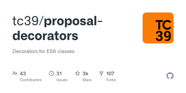 OpenGraph image for github.com/tc39/proposal-decorators