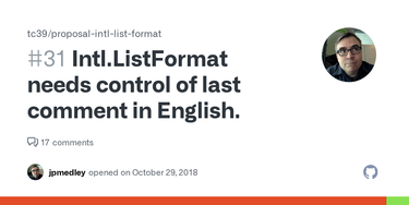 OpenGraph image for github.com/tc39/proposal-intl-list-format/issues/31