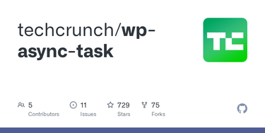 OpenGraph image for github.com/techcrunch/wp-async-task
