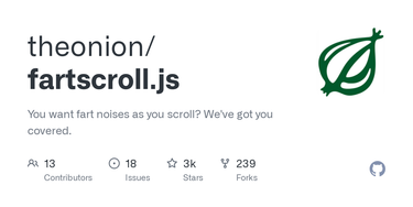 OpenGraph image for github.com/theonion/fartscroll.js