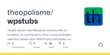OpenGraph image for github.com/theopolisme/wpstubs
