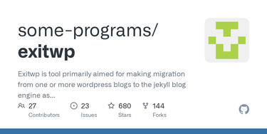 OpenGraph image for github.com/thomasf/exitwp/
