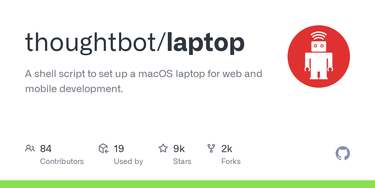 OpenGraph image for github.com/thoughtbot/laptop