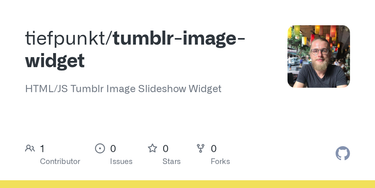 OpenGraph image for github.com/tiefpunkt/tumblr-image-widget