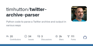 OpenGraph image for github.com/timhutton/twitter-archive-parser