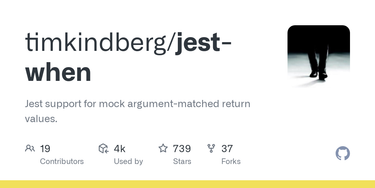 OpenGraph image for github.com/timkindberg/jest-when