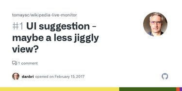 OpenGraph image for github.com/tomayac/wikipedia-live-monitor/issues/1