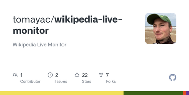 OpenGraph image for github.com/tomayac/wikipedia-live-monitor