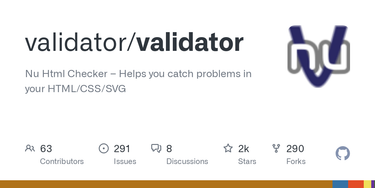 OpenGraph image for github.com/validator/validator