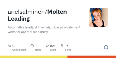 OpenGraph image for github.com/viljamis/Molten-Leading