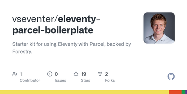 OpenGraph image for github.com/vseventer/eleventy-parcel-boilerplate