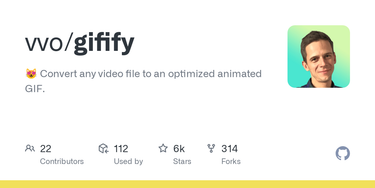 OpenGraph image for github.com/vvo/gifify