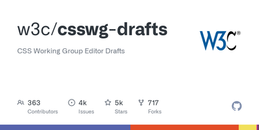 OpenGraph image for github.com/w3c/csswg-drafts/