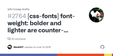 OpenGraph image for github.com/w3c/csswg-drafts/issues/2764