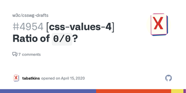 OpenGraph image for github.com/w3c/csswg-drafts/issues/4954