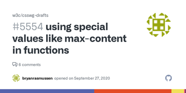 OpenGraph image for github.com/w3c/csswg-drafts/issues/5554