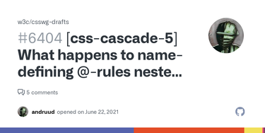 OpenGraph image for github.com/w3c/csswg-drafts/issues/6404#issuecomment-871559192