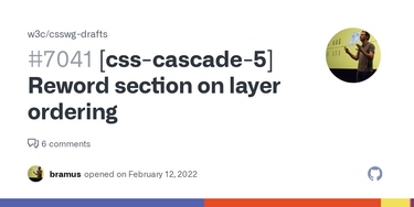 OpenGraph image for github.com/w3c/csswg-drafts/issues/7041