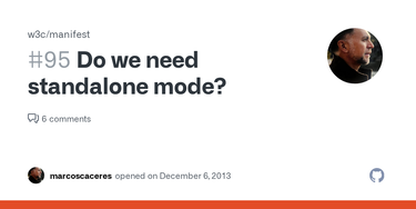 OpenGraph image for github.com/w3c/manifest/issues/95