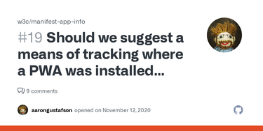 OpenGraph image for github.com/w3c/manifest-app-info/issues/19