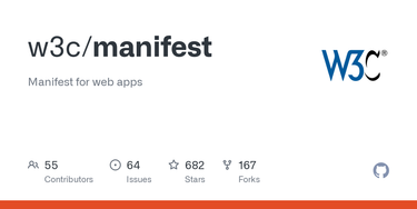 OpenGraph image for github.com/w3c/manifest