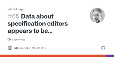 OpenGraph image for github.com/w3c/w3c-api/issues/65