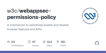 OpenGraph image for github.com/w3c/webappsec-feature-policy/issues