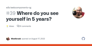 OpenGraph image for github.com/w3c/webcomponents-cg/discussions/39#discussioncomment-3418724