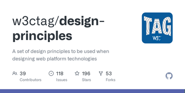 OpenGraph image for github.com/w3ctag/design-principles/issues