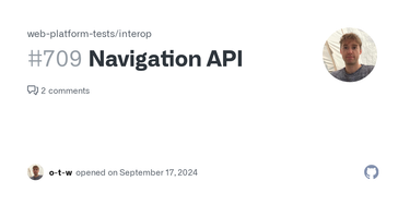OpenGraph image for github.com/web-platform-tests/interop/issues/709