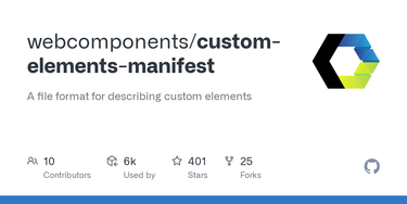 OpenGraph image for github.com/webcomponents/custom-elements-manifest