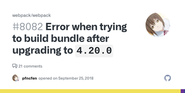 OpenGraph image for github.com/webpack/webpack/issues/8082