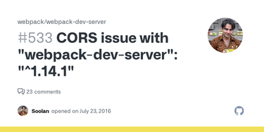 OpenGraph image for github.com/webpack/webpack-dev-server/issues/533#issuecomment-561584478