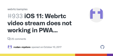 OpenGraph image for github.com/webrtc/samples/issues/933