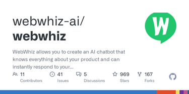 OpenGraph image for github.com/webwhiz-ai/webwhiz